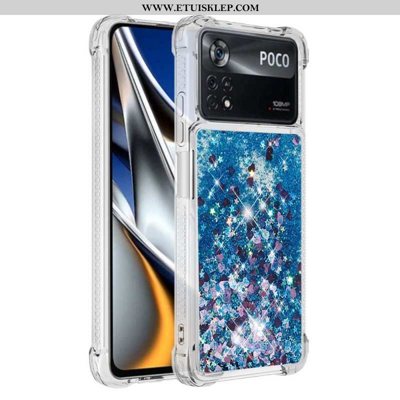 Etui do Poco X4 Pro 5G Pragnienia Cekiny